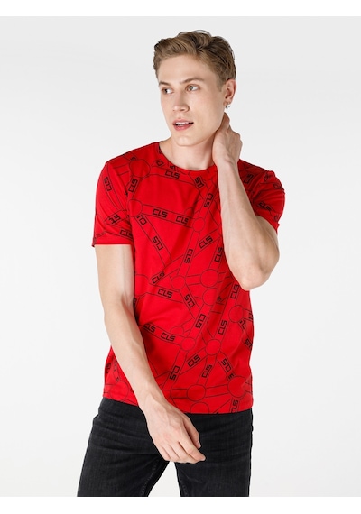 Colin's Colins Kırmızı Erkek Tshirt K.Kol Cl1064595 Q1.V2 Red 001