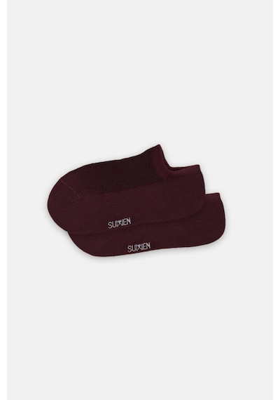 Suwen Classic Sneaker Çorap Sc1564102 Bordo