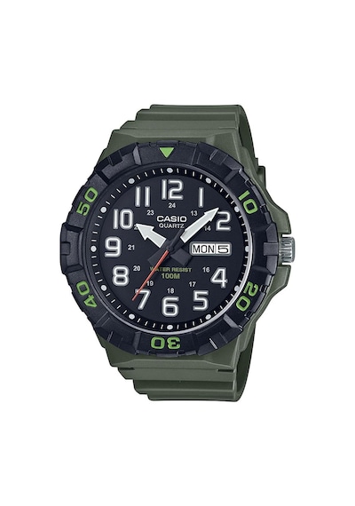Casio Mrw-210h-3avdf Su Geçirmez Haki Yeşil Rakamlı Erkek Kol Saati Yeşil