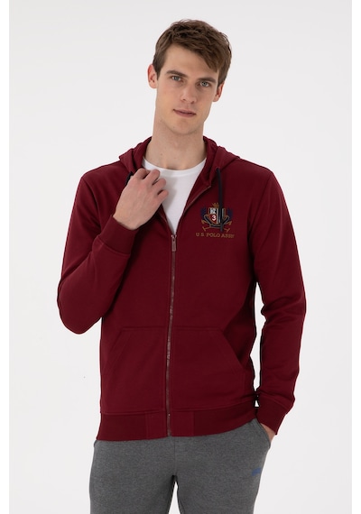 U.s. Polo Assn. Erkek Bordo Hırka Örme 50293649-vr014 Bordo