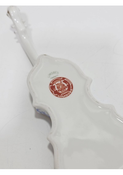 Limoges Gitar Desenli Porselen Saklama Kutusu 20x7x3cm Çok Renkli