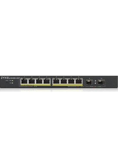 ZYXEL GS1900-10HP-EU0102F 8 PORT 8x100/100/1000 + 2xSFP WEB YONET ZYXEL GS1900-10HP-EU0102F 8 PORT 8x100/100/1000 + 2xSFP WEB YONET