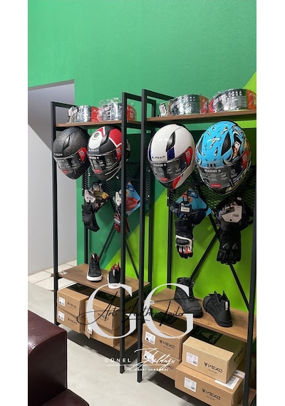 Motorcu Kask Askısı, Motorcu Dolabı, Vestiyeri Xpro-1v10