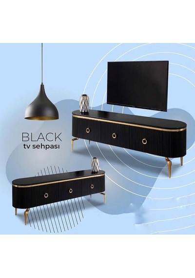 Evnesya1 Desing Tv Sehpa Siyah