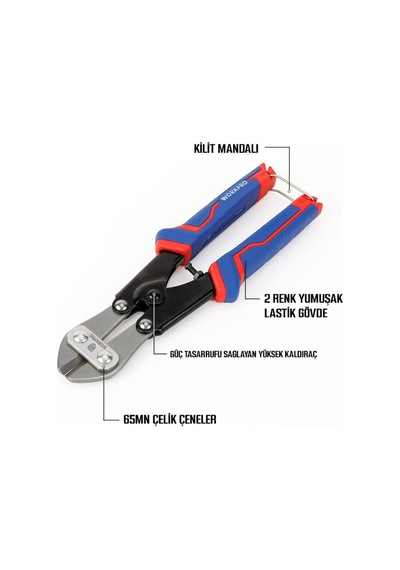 Workpro Wp216001 200mm Profesyonel Tel Kesme Makası