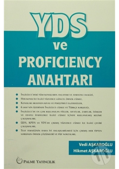 Palme Yayınları YDS ve Proficiency Anahtarı