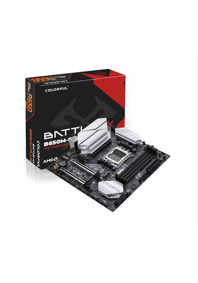 Colorful BATTLE-AX B650M-PLUS V14 DDR5 7600MHz mATX AM5 Oyuncu Anakart