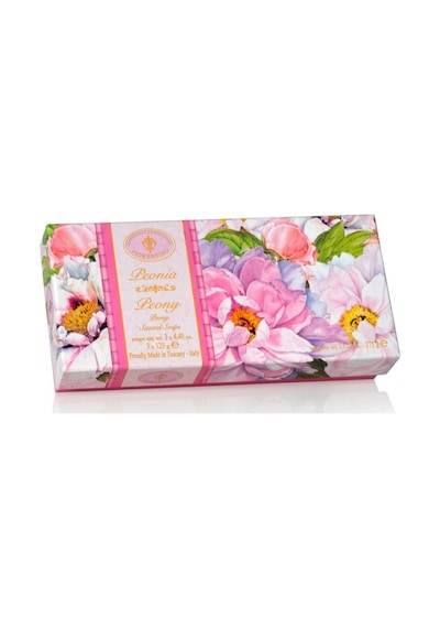 Saponificio Artigianale Fiorentino Sabun Peony 3 x 125 G
