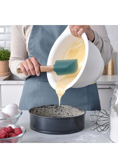 Ikea Bäckrödıng Silikon Hamur Spatulası 25 Cm 2'li Koyu Bej Koyu Yeşil