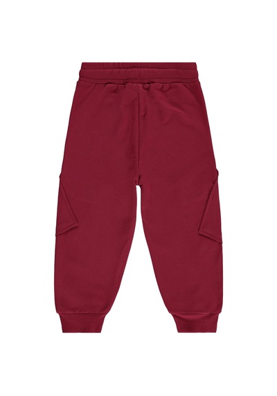 Civil Boys Basic Kargo Cepli 2-5 Yaş Eşofman Altı - Bordo