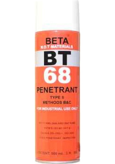 Beta Bt-68 Çatlak Muayene Penetrant Spreyi Çatlak Sprey