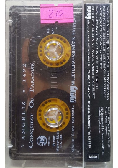 Plak Değildir Kaset Tir Angelis 1492 Conquest Of Paradise Kaset