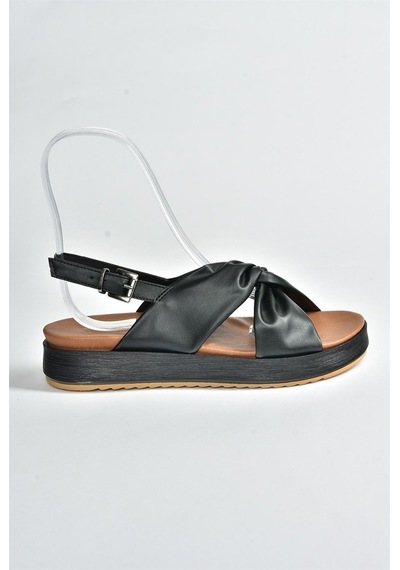 Fox Shoes Siyah Günlük Kadın Sandalet M524022309