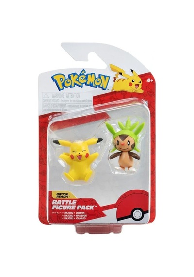 Pokemon Battle 2'li Figür Seti - Pikachu Ve Chespin Pkw4069 Diğer