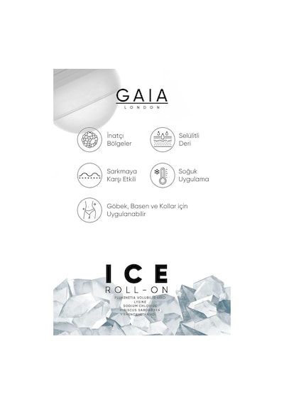 Gaia London Ice Lipolysis Sıkılaştırıcı Ve Selülit Karşıtı Jel 50ml