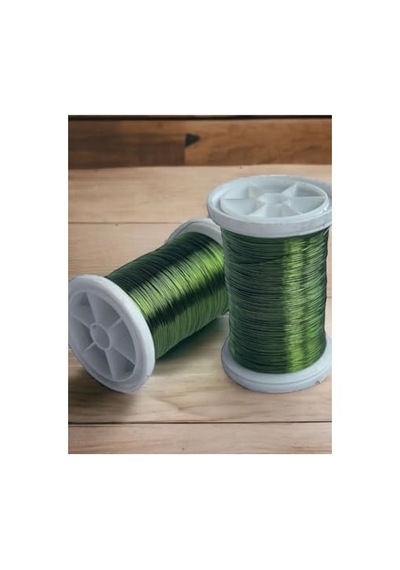 Gürbüz Filografi 0.30 Mm 100gr- 150m Yeşil Renkli Bakır Filografi Teli