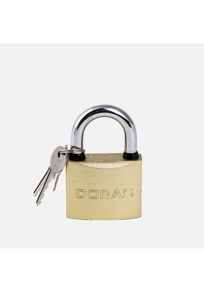 Doras 63mm Döküm Asma Kilit Sarı