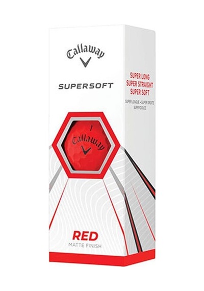 Callaway Bl Cg Supersoft Red Golf Topu - 3lü Karışık
