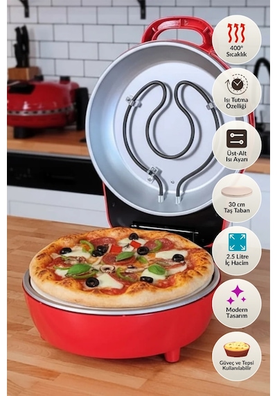 Dr.maya Multi 1200 W Taş Fırın Lahmacun Makinesi