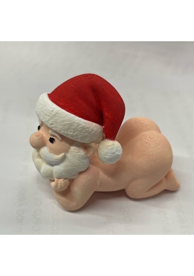 Yılbaşının En Komik Hali: 4'lü Poz Veren Bebek Noel Baba Figür Seti - 3d Tasarım Dekoratif Süs