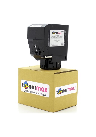 Tonermax Lexmark Cs720-74C5Hk0 Siyah Uyumlu Toner Yüksek Kapasiteli