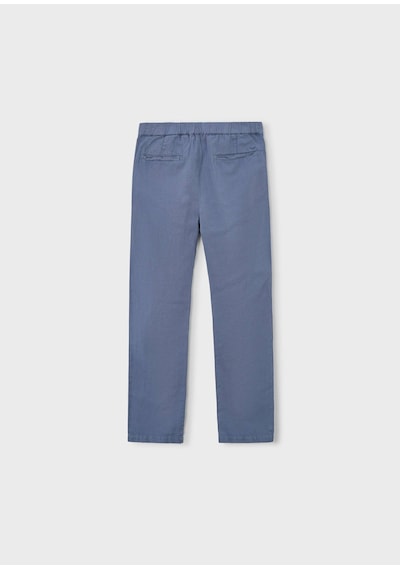 Erkek Çocuk Keten Pantolon Mavi 6572 Mavi