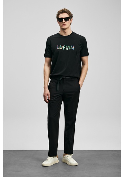 Lufian Surge Erkek T-shirt 111020317 Siyah