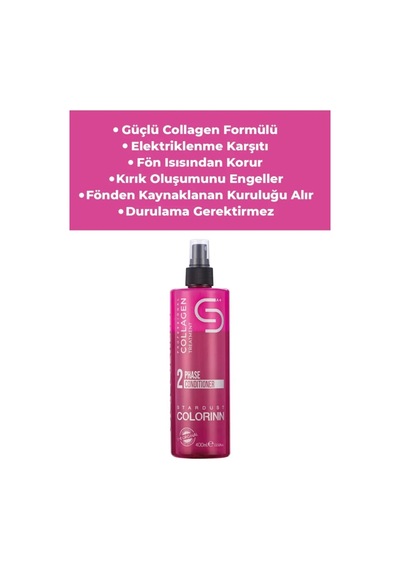 Çift Fazlı Fön Suyu 400 Ml Kolajen
