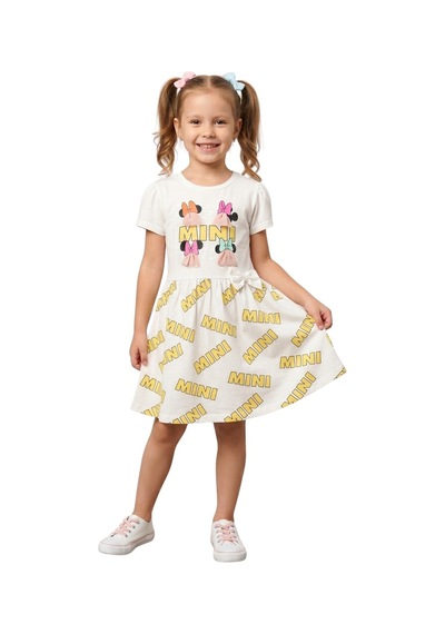 New Kids Kız Elbise 4 Lü Set Çocuk Elbise 4 Al 3 Öde -91211 Çok Renkli