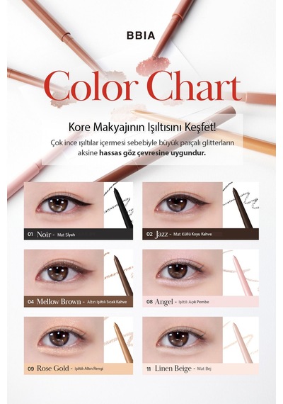 Bbia Asansörlü Kalıcı Göz Kalemi Bbıa Last Auto Gel Eyeliner 02 Jazz