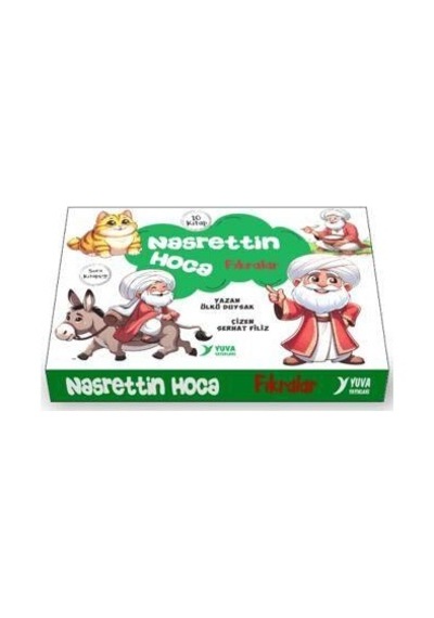 Nasrettin Hoca Fıkraları 1.sınıf 10 Kitap Büyük Boy - Yuva Yayınları