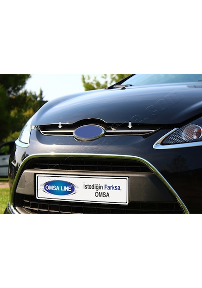 Omsa Ford Fiesta Krom Ön Panjur 2 Parça 2009-2013 Arası