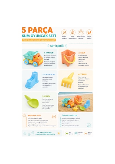 Ucuzuna Bak Oyuncak Kamyon Plaj Set
