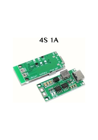 Sunshine022 2s 2a 18650 Lityum Pil 3s 4s Type-c 8.4v 12.6v 16.8v Step-up Şarj Cihazı
