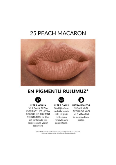 Ultra Mat Ruj - Peach Macaron 0
