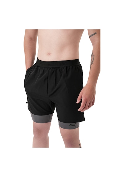 Musclecloth Training Erkek Şort Tayt Füme Gri