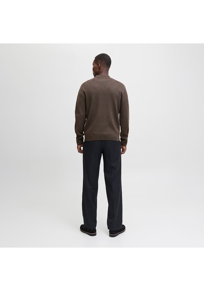 Jack & Jones Milano Stitch Erkek Kahverengi Sweatshirt 12281743-dls Kahverengi
