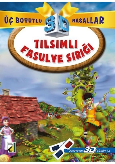 Tılsımlı Fasulye Sırığı - Üç Boyutlu Masallar- Damla Yayınevi