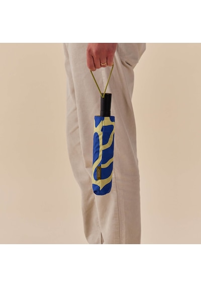 Original Duckhead The Daily - Blue Ripples Automatic Umbrella Mavi