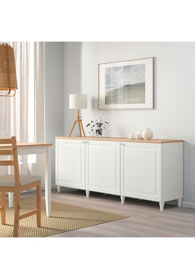 Ikea Bestå Üst Panel, Meşe Kaplama, 180x42 Cm