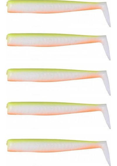 Sandeel Lemon Back 10cm 7gr Levrek Silikonu 5 Adet