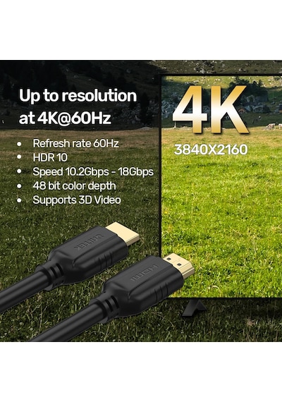 Unıtek Hdmı2.0 Kablo 20mt 4k&amp 60hz C11079bk-20m