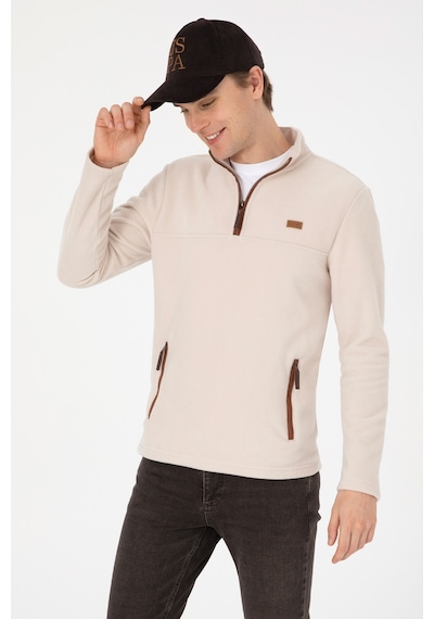 U.s. Polo Assn. Erkek Taş Sweatshirt 50315925-vr049 Tas