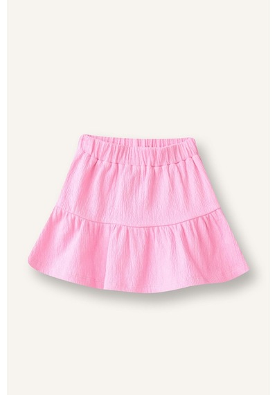 Defacto Kırışık Dokulu Kumaş 2li Pembe Takım Kız Bebek I0050a526hspn649 Pembe-pn649