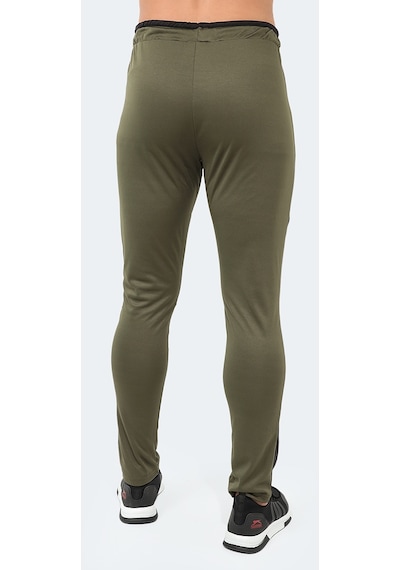 Slazenger OXFORD I Erkek Fermuar Cepli Haki Eşofman Altı
