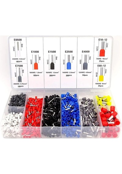 Rose Hsc8 6-4a Terminal Sıkma Pensesi +800parça Kablo Pabucu