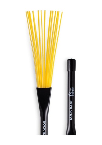 Vic Firth Brr Rock Rake Yellow Plastic Fırça Baget