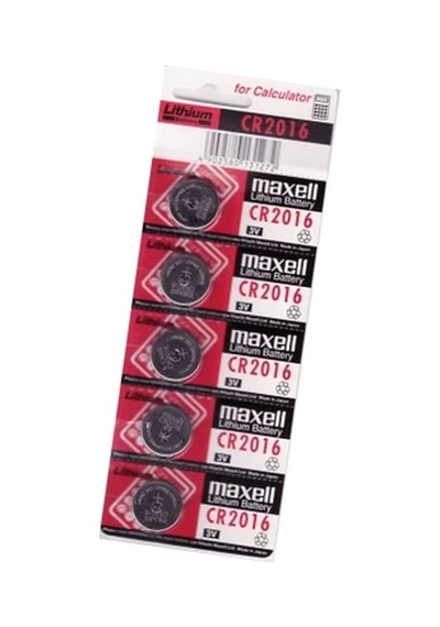 Maxell Cr2016 3v Lityum Düğme Pil 5'li Paket Evimdeyokyok