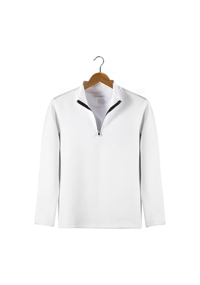 Terapi Men Erkek Beyaz Rahat Kalıp Yarım Fermuarlı Bato Yaka Basic Sweatshirt 21k-5200179-2 Beyaz Terapi Men Erkek Beyaz Rahat Kalıp Yarım Fermuarlı Bato Yaka Basic Sweatshirt 21k-5200179-2 Beyaz