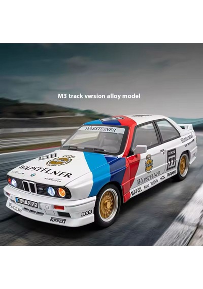 Scowetto 1988 Bmw 3 Serıes M3 White E30 Bmw M3 Warsteıner Diecast Araba Bmw E30 Model Koleksiyonluk Araba